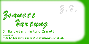 zsanett hartung business card